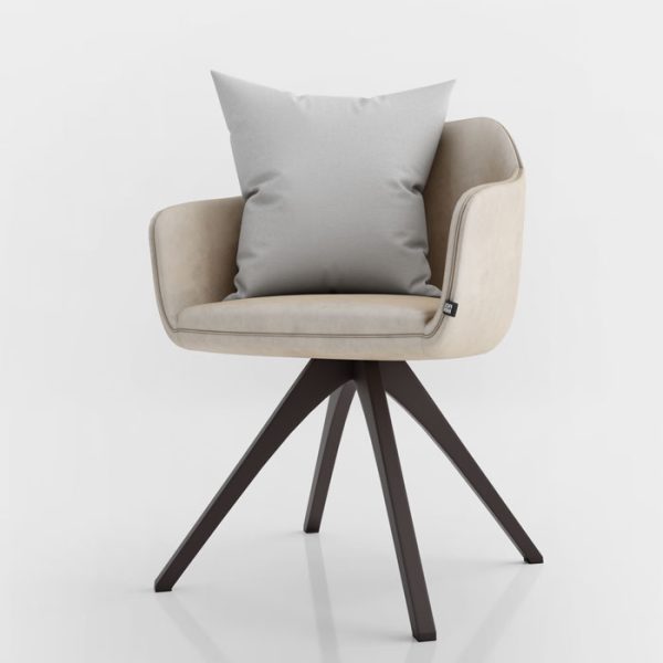 Delilah Fabric Cocktail Chair - 图片 3